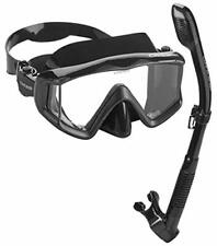Cressi Panoramic Wide View Mask with Dry Snorkel Set picture