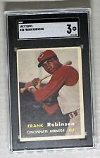 1957 Topps #35 Frank Robinson Rookie RC HOF SGC 3 picture