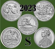 💰 2023 S American Women Quarters - Full Set 2023 of 5 coins - UNC - US Mint picture