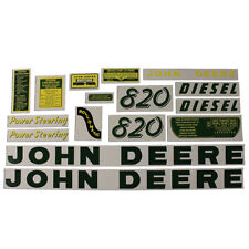 Mylar Decal Set Fits John Deere Tractor 820 2 Cylinder Diesel picture
