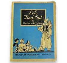 VTG Circus Activity Coloring Book Grade 2 Math 1943 ‘Lets Find Out’ School Clown picture