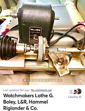 Watchmakers Lathe G. Boley, L&R, Hammel Riglander & Co picture
