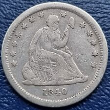 1840 O Seated Liberty Quarter 25c Better Grade #72363 picture