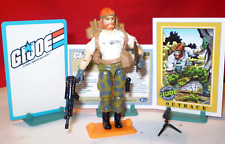 1987 GI JOE OUTBACK SURVIVAL TRAINING INSTRUCTOR Near Complete + CARDS ARAH RARE picture