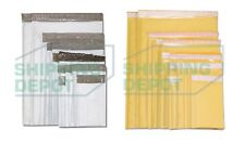 Choose KRAFT or POLY BUBBLE MAILERS All Sizes and Quantities #0000 - #7 picture