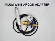 Argon Wine Adapter® w/ Regulator and 5 ft hose for use with PLUM WINE picture