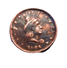 Rare 1864 Civil War Token Liberty Head, Our Army, A Testament to the Civil War. picture