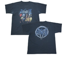 VTG 2001 Y2K Mudvayne Band Black Concert Tour Graphic T-Shirt (XL) L.D. 50 Era picture