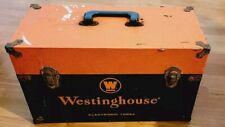 VINTAGE WESTINGHOUSE T.V. REPAIR TUBE CASE/TOOL BOX MID CENTURY  picture
