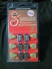 Grover 135N 3+3 Vintage Deluxe Tuners w/ Keystone Buttons Double Line Nickel  picture
