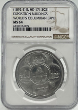 1893 World's Columbian Exposition So Called Dollar HK-171 NGC MS-64 *R4* picture