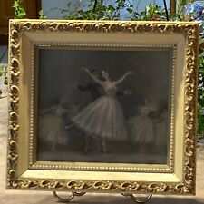 Vintage Olegraph Painting/Print Ballet picture