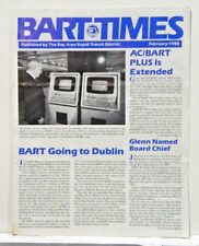 VTG BART TIMES Newsletter 1988 - San Francisco Bay Area Rapid Transit picture