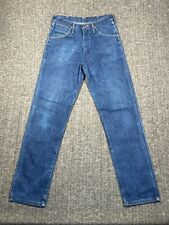 Vintage 80s Cowboy Cut Wrangler Jeans Mens 32x33 Made in USA Rigid Denim 31MWZ picture