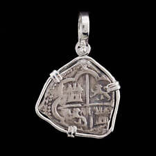 Atocha Sunken Treasure Jewelry - Tri-Shaped Silver Coin Pendant picture