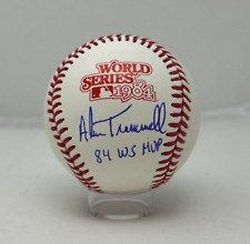 Alan Trammell Signed Rawlings Official 1984 WS Baseball 84 WS MVP Insc PSA 969 picture