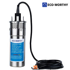 12V DC Submersible Deep Well Pump 3.2GPM 230ft for Irrigation  	‎Stainless Steel picture