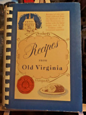 Vtg “Recipes From Old Virginia” Virginia Federation Home Demonstration Club picture