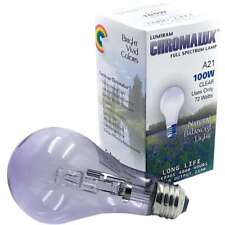 Chromalux Full Spectrum Light Bulb - A21 Clear 100 Watt 1 Unit picture