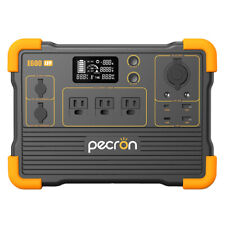 PECRON E600LFP 614Wh 1200W Portable Power Station LiFePO4 Solar Generator Camp picture