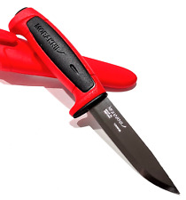 MORA SWEDEN MORAKNIV MILITARY BLACK/RED BASIC 511 CARBON STEEL TACTICAL KNIFE picture