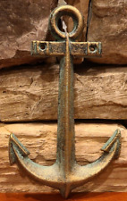 NEW Rustic Aged Style Metal Nautical Ship Anchor Boating Ocean Wall Decor 7.75