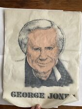 Vintage 1990s George Jones The Legands Rock Iron On Shirt Decal Rare picture