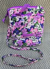 VERA BRADLEY Crossbody MiniHipster FLOWER GARDEN Purple  Shoulderbag Purse picture