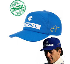 Ayrton Senna Cap Formula 1 F1 Adult Size Blue Hat Race -🏆 BEST REPRODUCTION 🧢 picture
