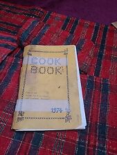Vintage 1974 Church Cookbook Old Homemade Country Cooking Recipes  picture