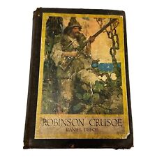 The Adventures of Robinson Curosoe Daniel DeFoe HC First Ed Printing 1922 picture
