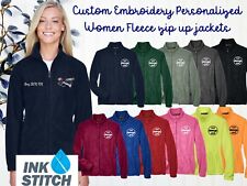 Ink Stitch Design Your Own Custom Logo Texts Stitching Women Fleece Jackets picture