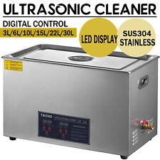 3-30 Ultrasonic Cleaner Cleaning Equipment Liter Industry Heated W/ Timer Heater picture