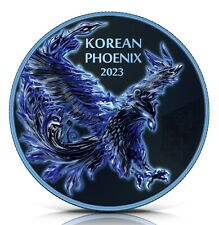 2023 Korea Phoenix Blue Flame Edition 1 oz Silver Coin with Mintage of 250 picture