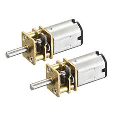 2pcs Micro Speed Reduction Gear Motor DC 6V 40RPM with Full Metal Gearbox picture