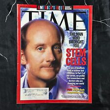 TIME Magazine August 20, 2001 The Man Who Brought You Stem Cells picture