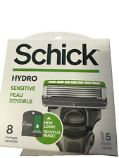 Schick Hydro 5 SENSITIVE Refill Razor Blade 8 Cartridges NEW IN BOX picture