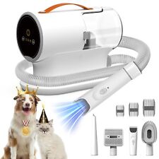 AIRROBO PG100 Pet Grooming Vacuum with 5 Grooming Tools 12000Pa Suction Power US picture