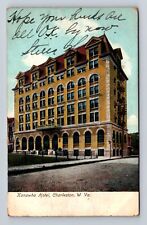 Charleston WV-West Virginia, Kanawha Hotel, Advertise, Vintage c1907 Postcard picture