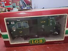LGB 3019 Split Post Mail G Scale Lehmann West Germany Lighted Metal Wheels picture