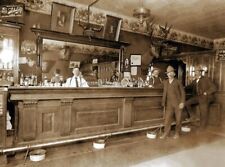 1915 Elkhorn Saloon Bar Lewistown Montana Wild West 8x10 PHOTO PRINT picture