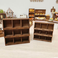 1/12 1/6 Scale Dollhouse Miniatures DIY Unfinished Lattice Storage Box Cabinet picture