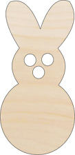 Easter Bunny - Laser Cut Out Unfinished Wood Craft Shape ESR23 picture