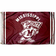 Mississippi State Bulldogs Vintage Retro Throwback Large Outdoor Flag picture