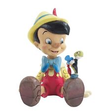 Jim Shore Disney Traditions Figurine Wishful And Wise Pinocchio & Jiminy 6011934 picture