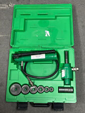 Greenlee 767 Hydraulic Pump & 746 Ram w/ Draw Stud + Fittings USED CONDITION picture