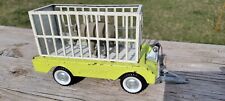 Vintage Nylint Safari Hunt Trailer Ford Bronco Cage and Elephant Lime Green picture