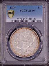 1894-P Morgan Silver Dollar PCGS XF40 - Key Date Nice Mint Luster picture