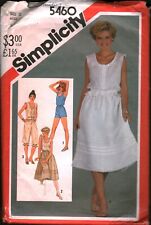 5460 Vintage Simplicity SEWING Pattern Misses Camisoles Pull on Skirt Pantaloons picture