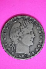 1908 P Barber Liberty Half Dollar Scarce Semi Key Date Coin Philadelphia 40 picture